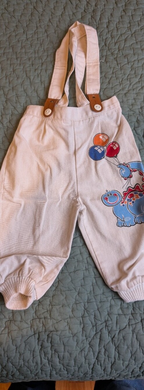 Health-tex Vintage Overalls Dinosaur Balloons 18mo